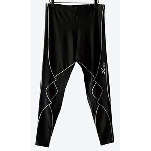 CWX Women's XL Stabilyx Joint Compression Tights Black Gray 30" x 29"